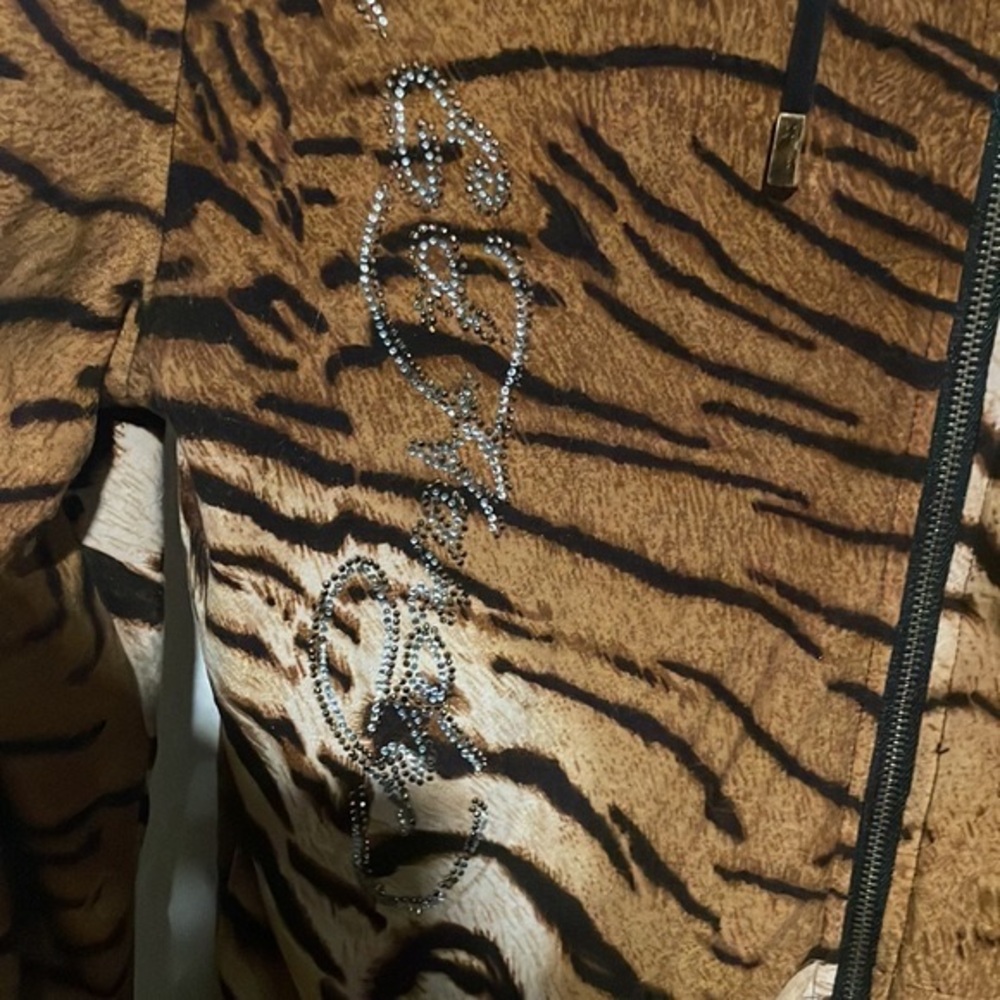 Ed Hardy Leopard Animal pattern Jacket - image 2